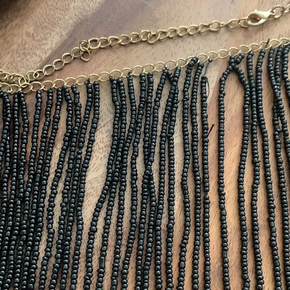 Nordstrom Black beaded necklace - Picture 7 of 7